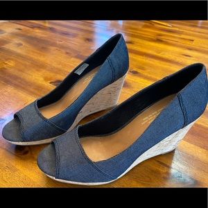 Stella Peep Toe Wedge